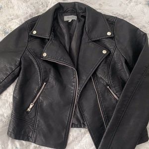 SOLD - Faux Leather Jacket